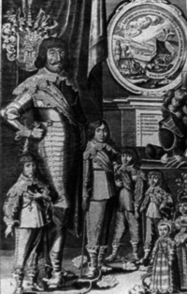 Herzog Wilhelm mit seinen Kindern