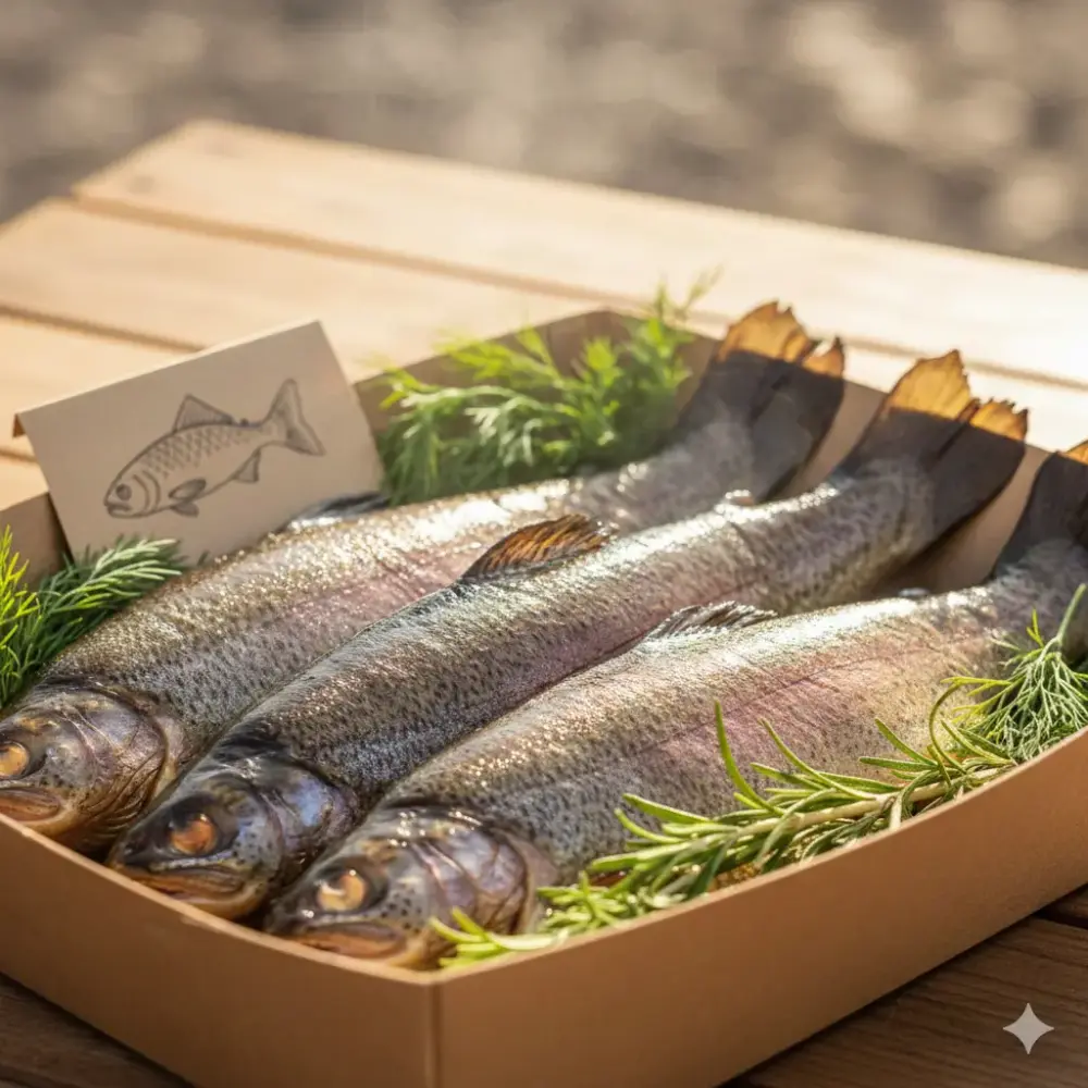 Geräucherte Forellen to Go – Königsberger Anglerverein e. V. Foto