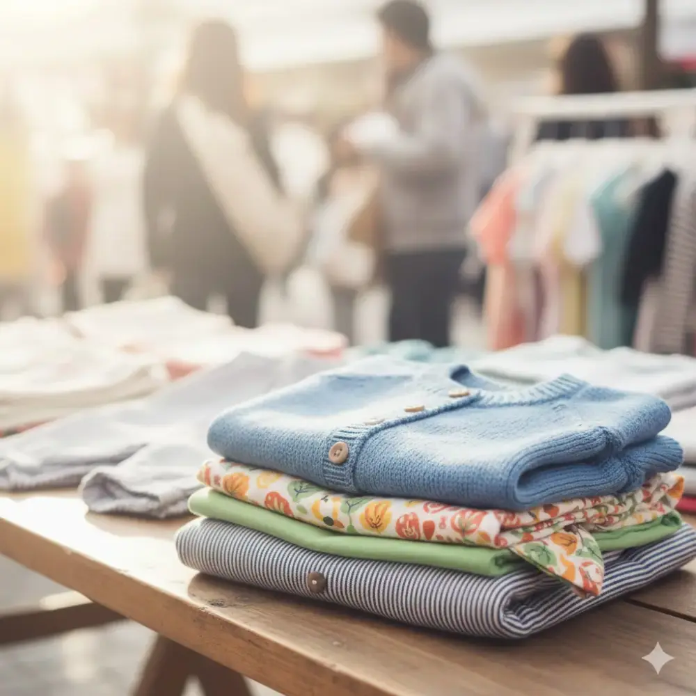 Frühjahrskinderkleidermarkt in der Stadthalle Foto