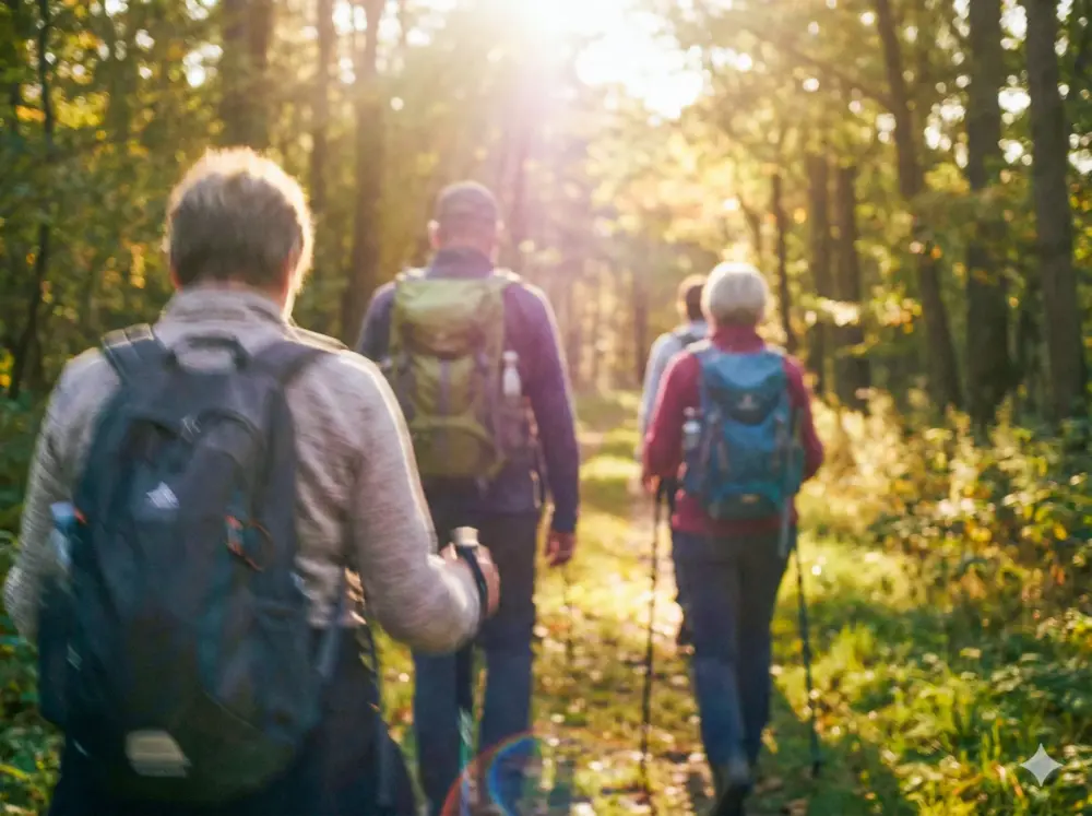 1. Maiwanderung Abschluss im Wallgraben Foto