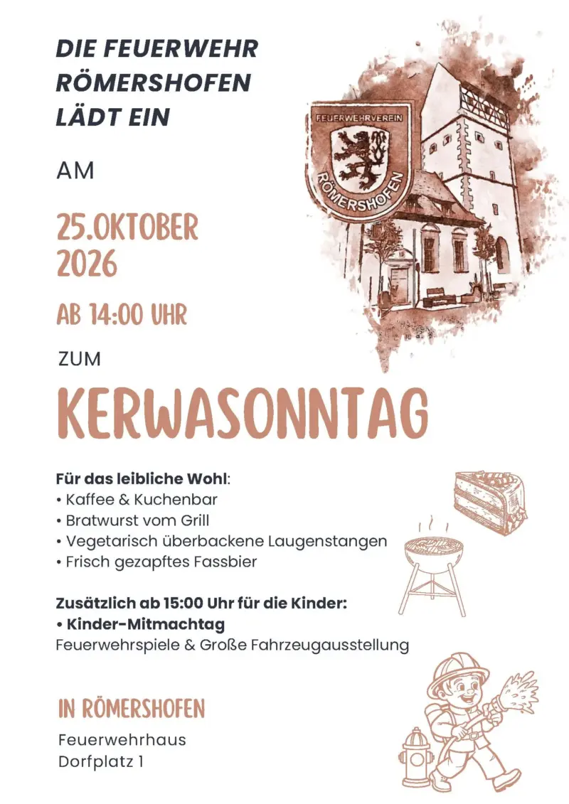 Eventfoto Feuerwehrverein Römershofen – Kirchweihsonntag