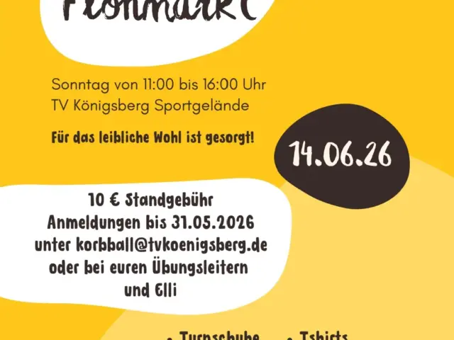 Eventfoto Sportartikel Flohmarkt TV Königsberg