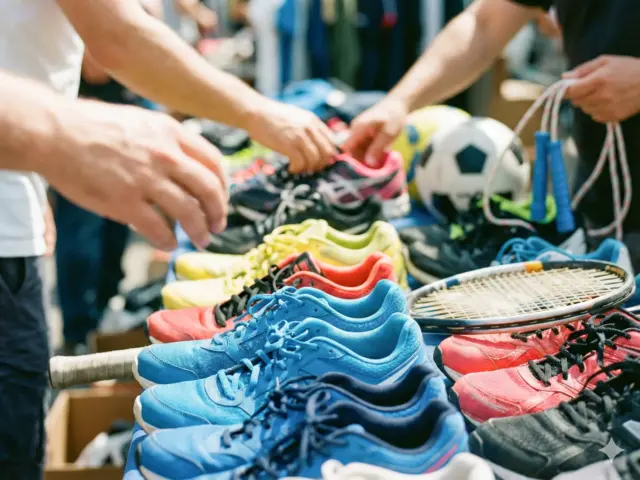 Eventfoto Sportartikel-Flohmarkt