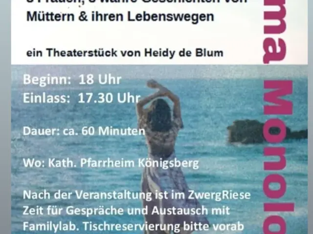 Eventfoto Theaterstück Mama Monologe – 8 Frauen, 8 wahre Geschichten von Müttern & ihren Lebenswegen
