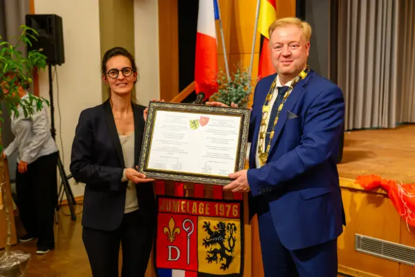 Königsberg bekam Besuch aus seiner Partnerstadt Donzère in Südfrankreich Foto