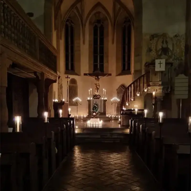 Eventfoto Heiligabend Weihnachtskantilene von Matthias Claudius