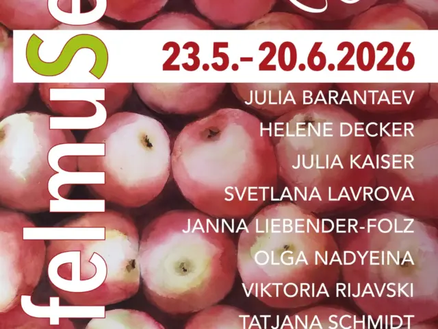 Eventfoto Kunstausstellung ApfelmuSein im Kunsthandwerkerhof Königsberg