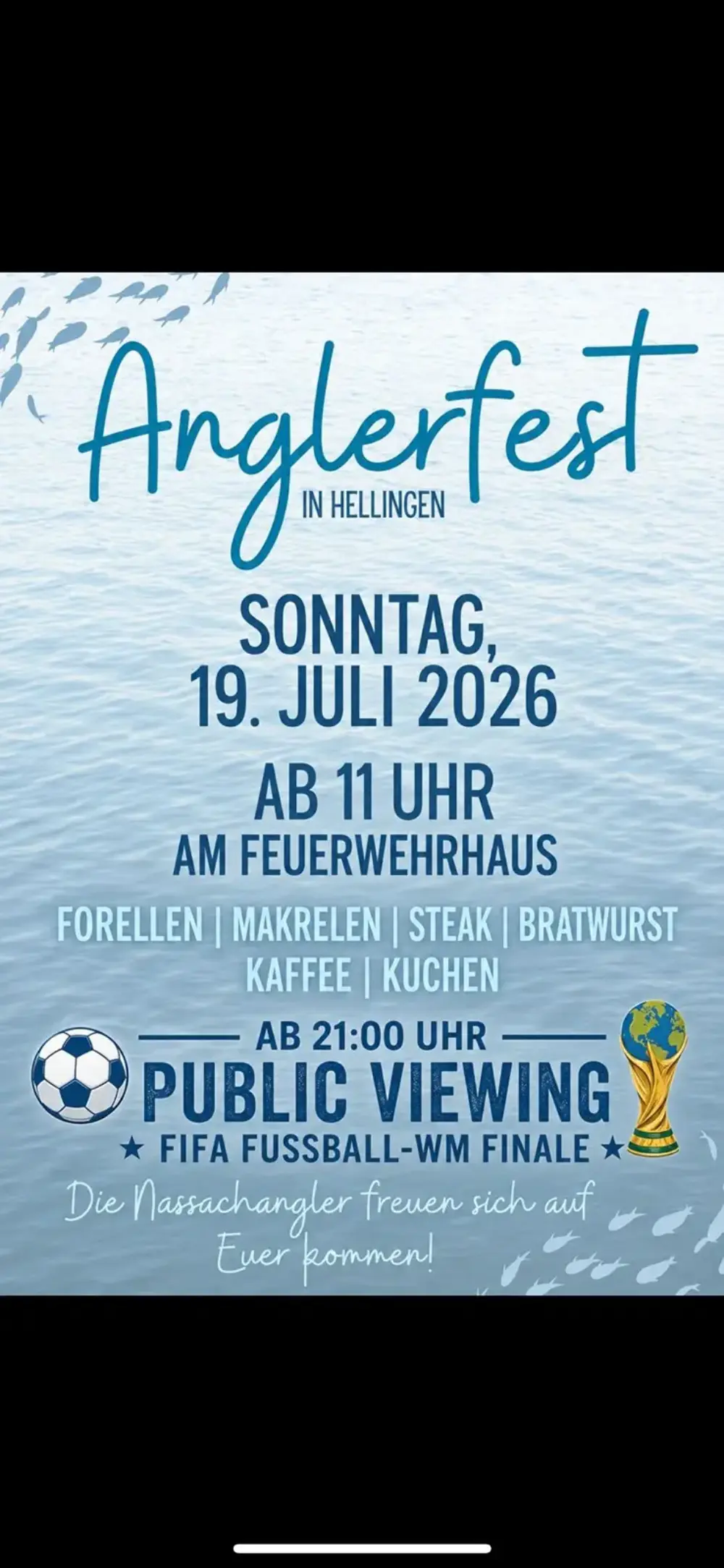 Anglerfest Hellingen Foto