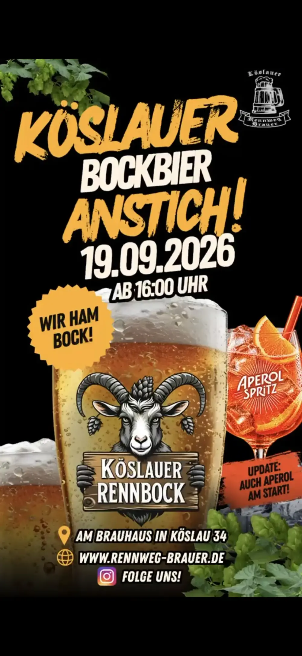 Köslauer Bockbieranstich Foto