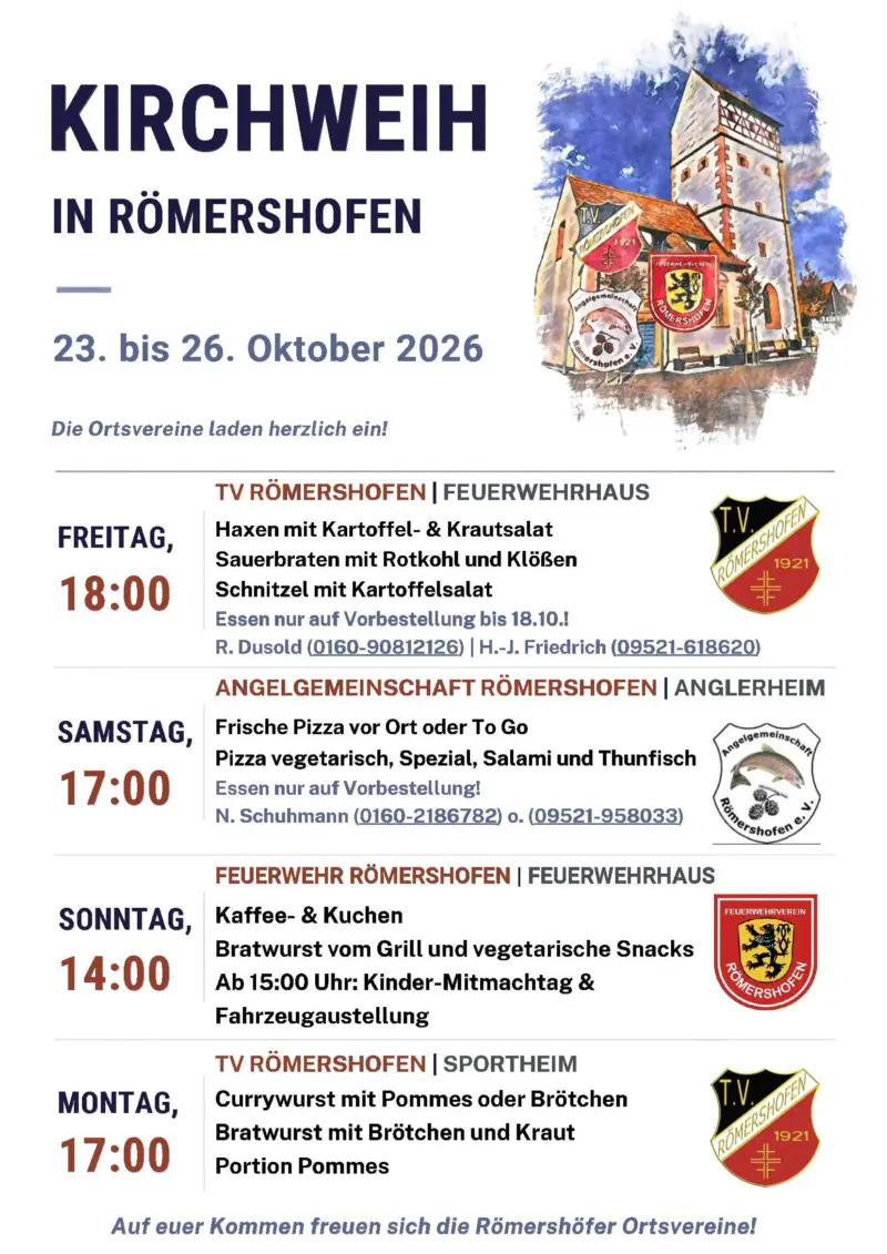 Eventfoto Kirchweih Römershofen
